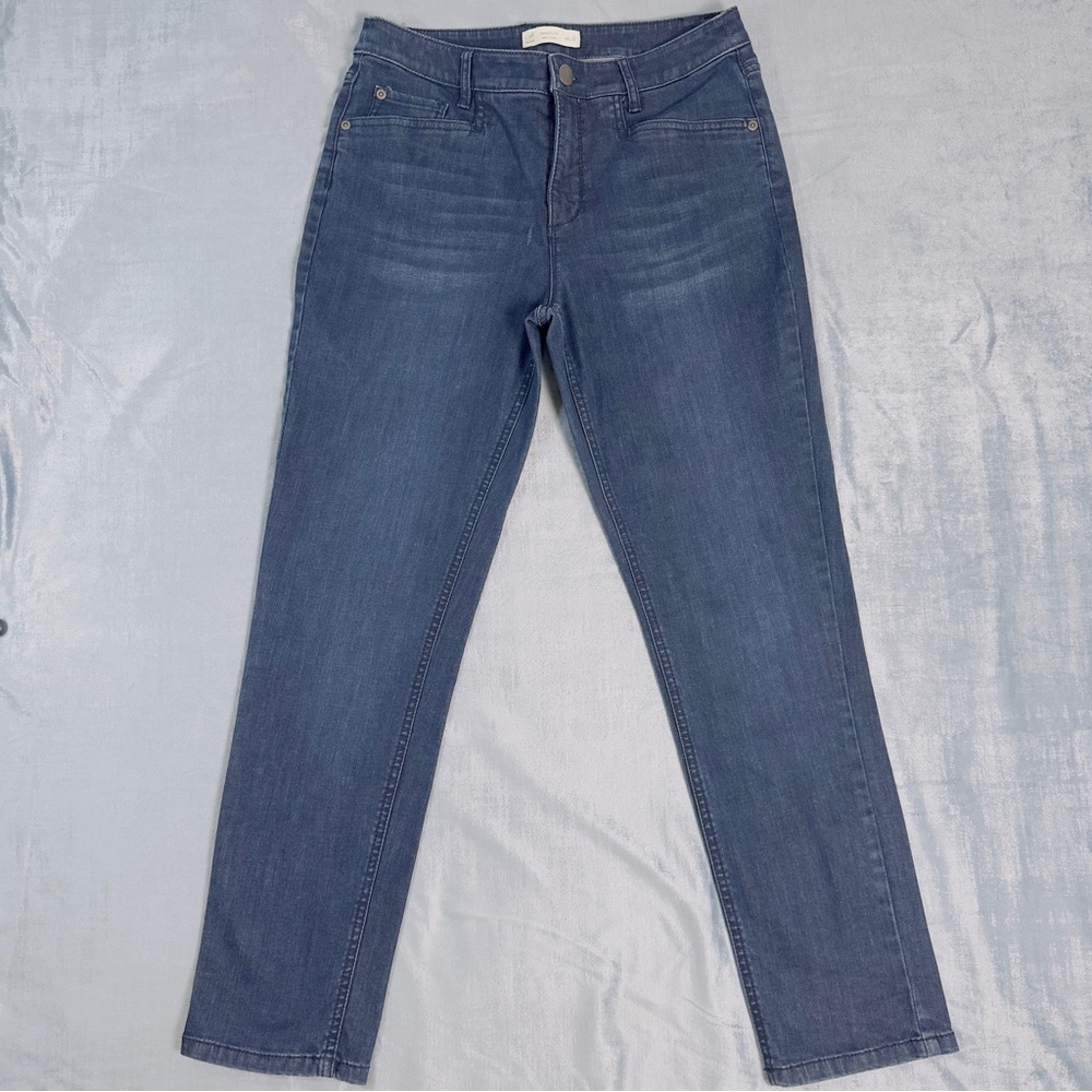 J. Jill Straight-Leg Jeans in Indigo Blue Wash